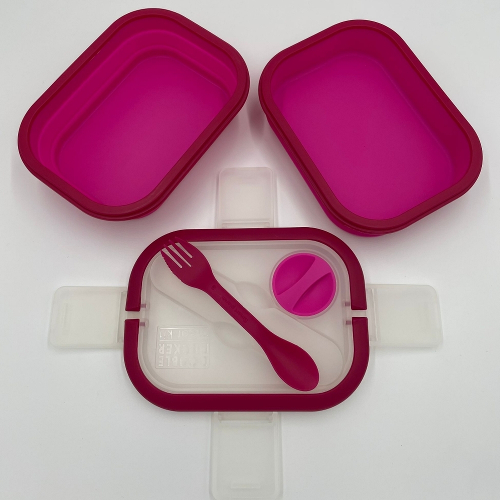 Double Decker Meal Kit, Food Container, 52 fl Oz (1538 ml),